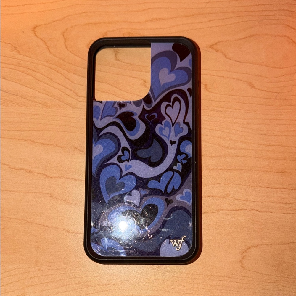 Wildflower Blue Hearts Case